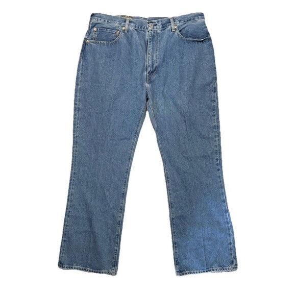 Levi's Other - Levi's Premium 517 Sta-Prest Bootcut Jeans Men 38x30 Blue Denim NWT Big E Crease